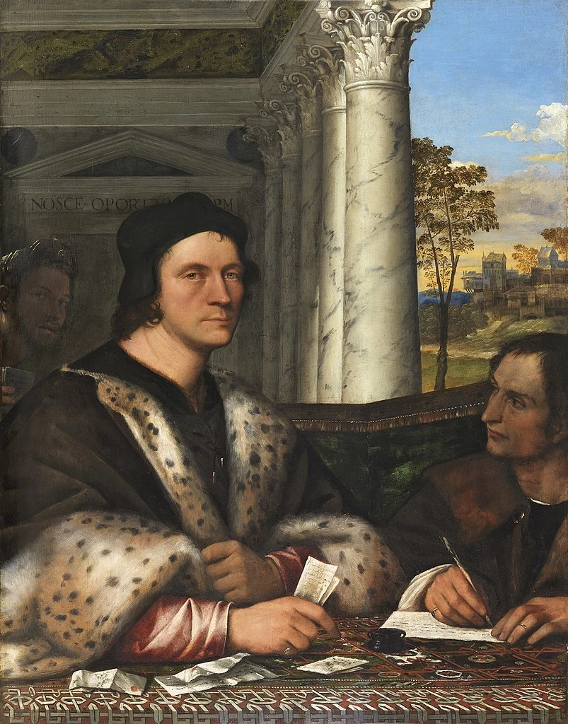 II - Gabinetto d'arte, The Bute collection, Sebastiano del Piombo, Ritratto di Ferry Carondelet con lil segretario